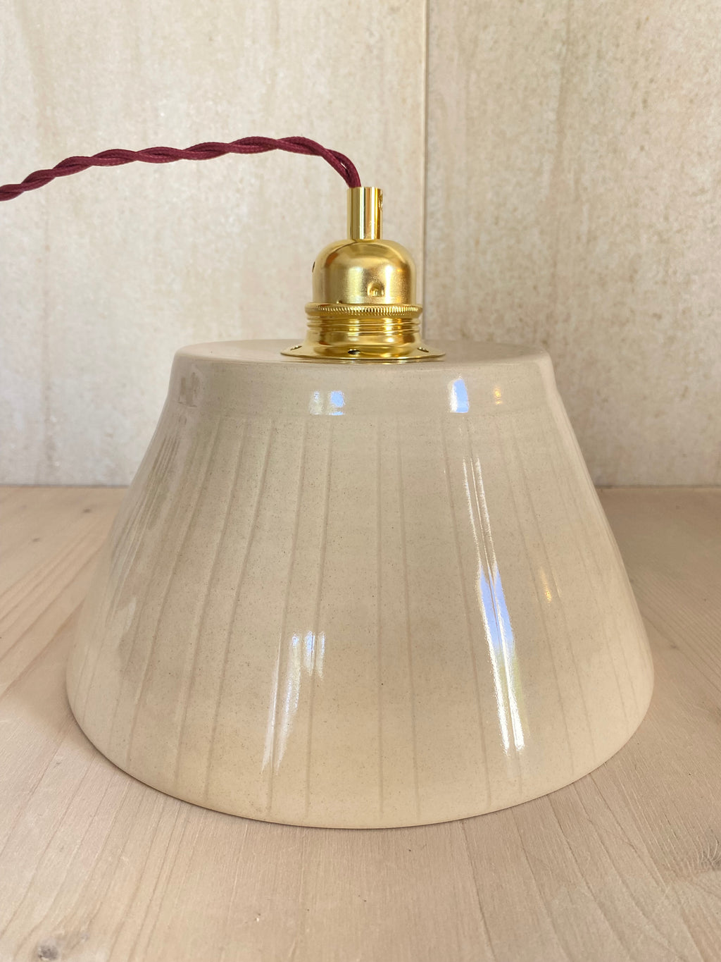 Suspension Leduc - Grès émaillé