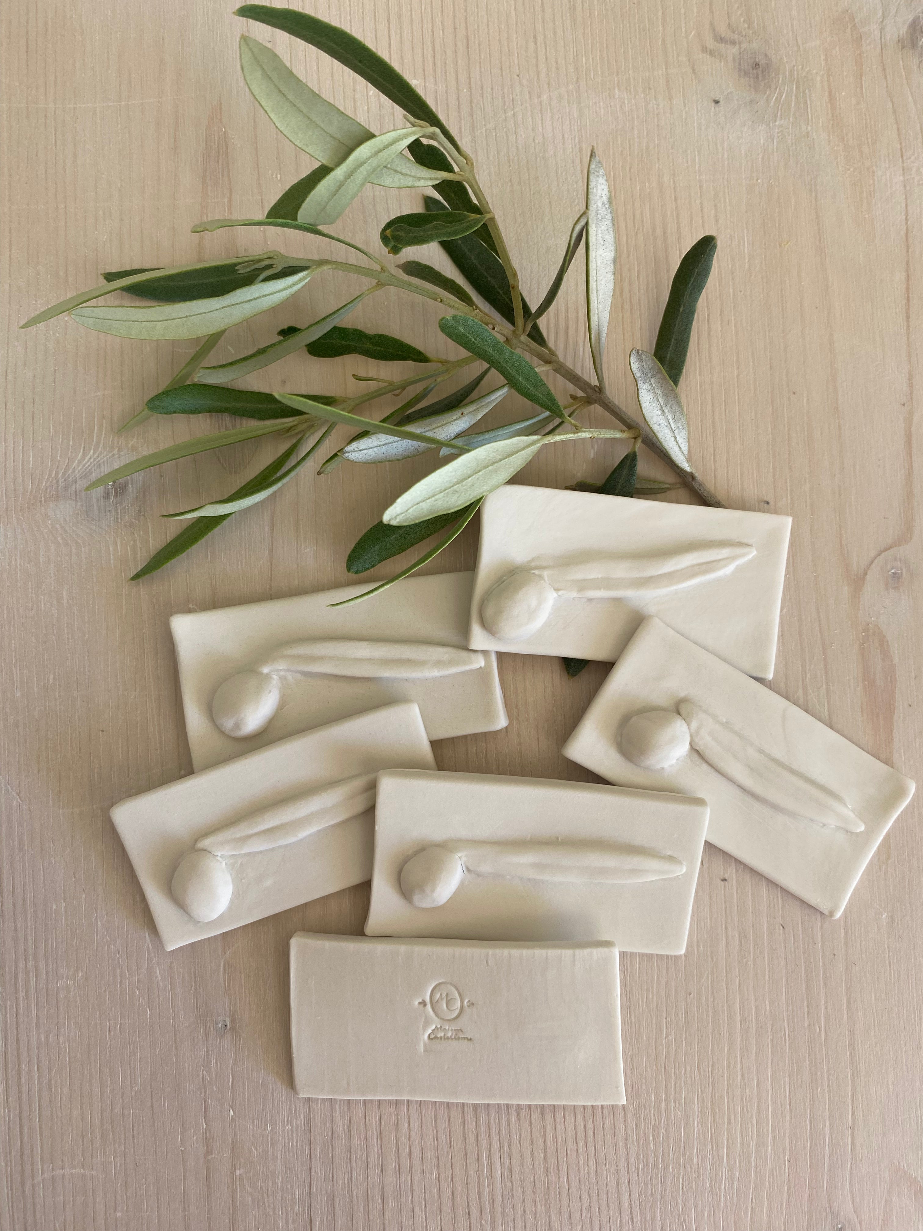 Porte-couteaux olive