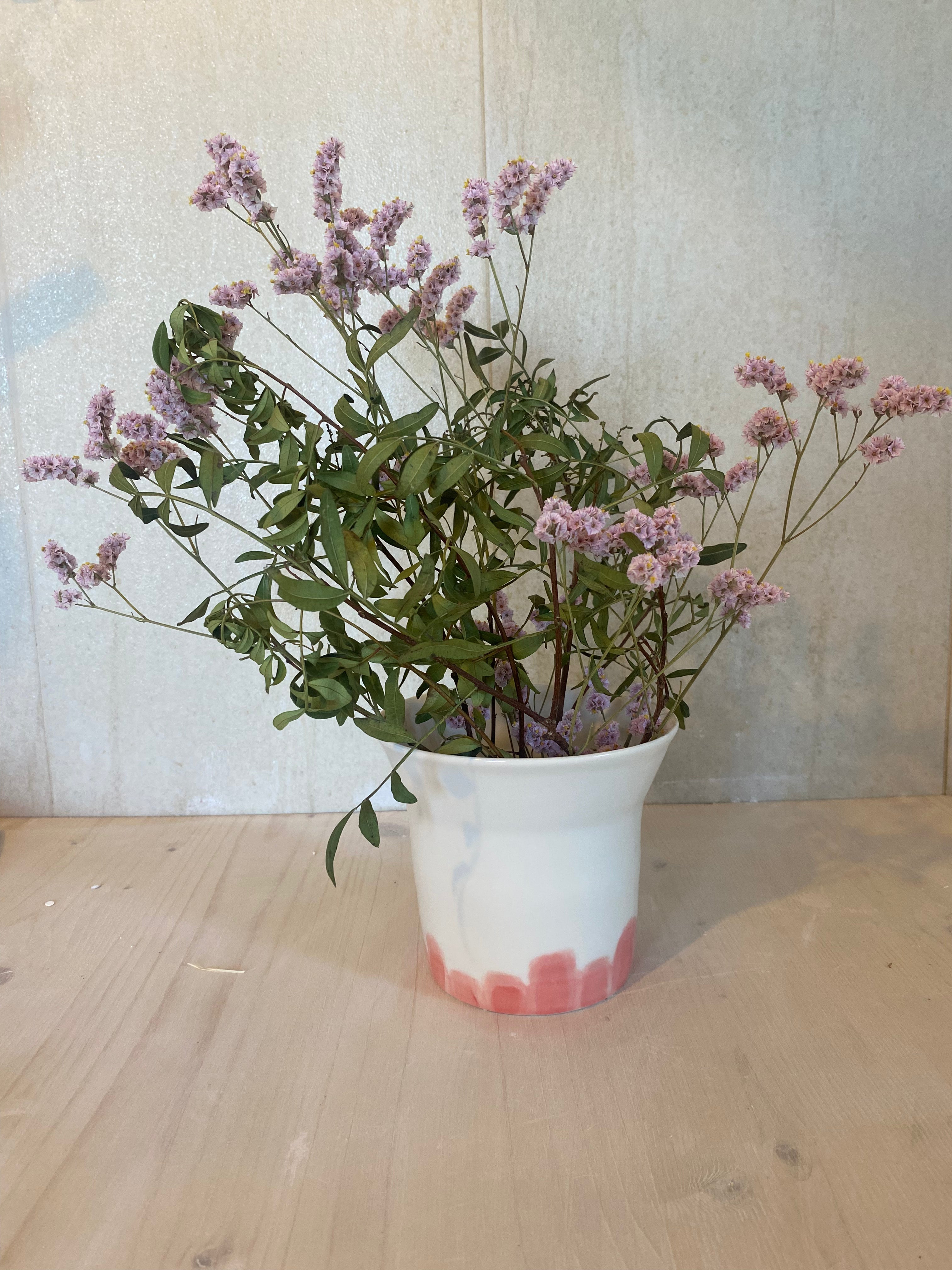 Vase vanille fraise