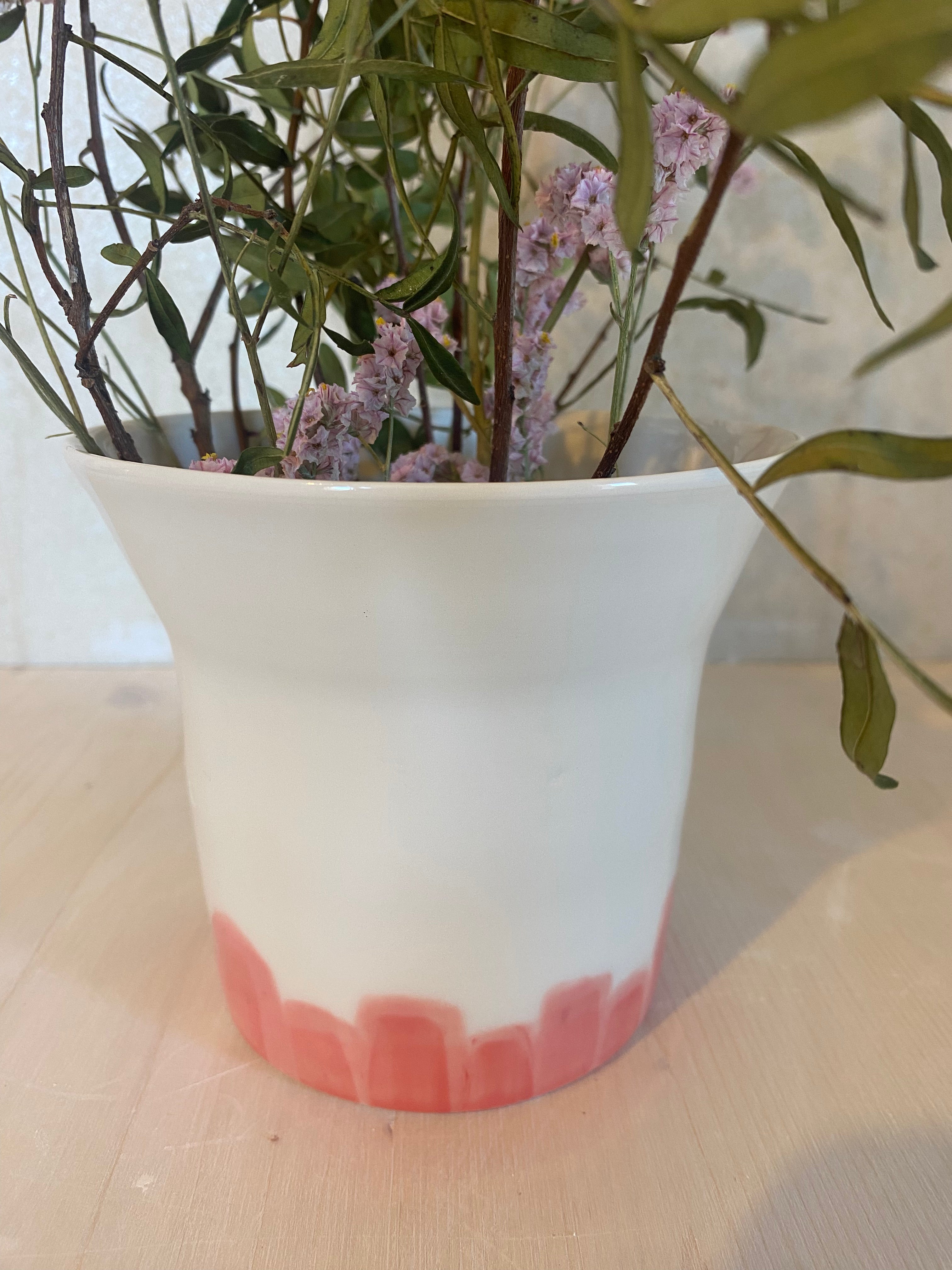 Vase vanille fraise