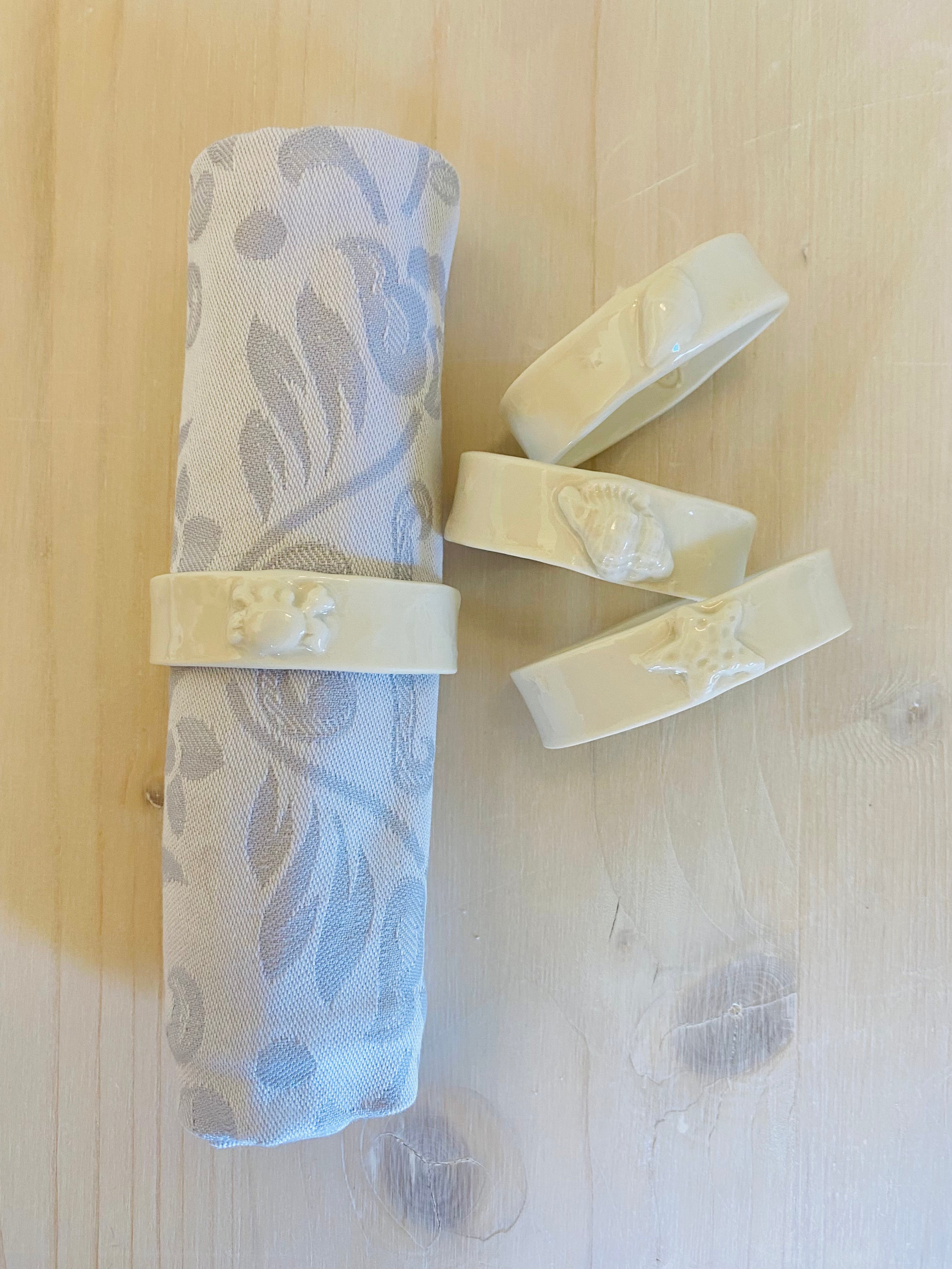 Ronds de serviette crabe & co