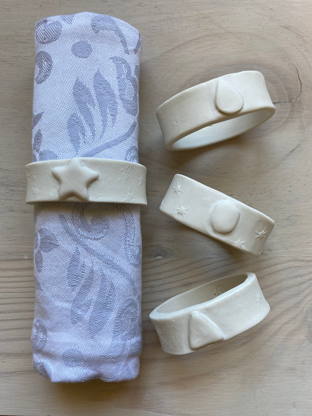 Ronds de serviette étoile & co