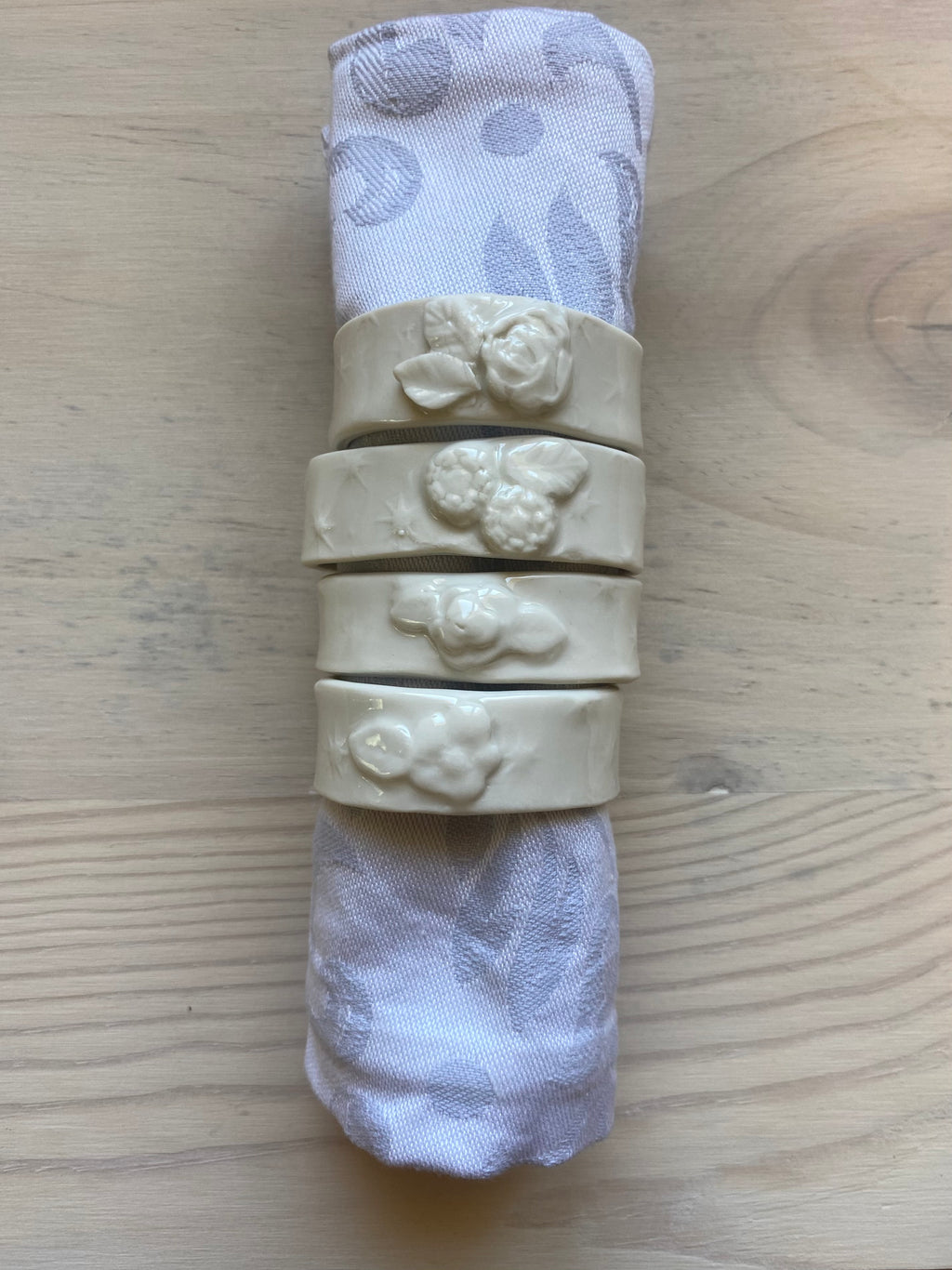 Ronds de serviette rose & co