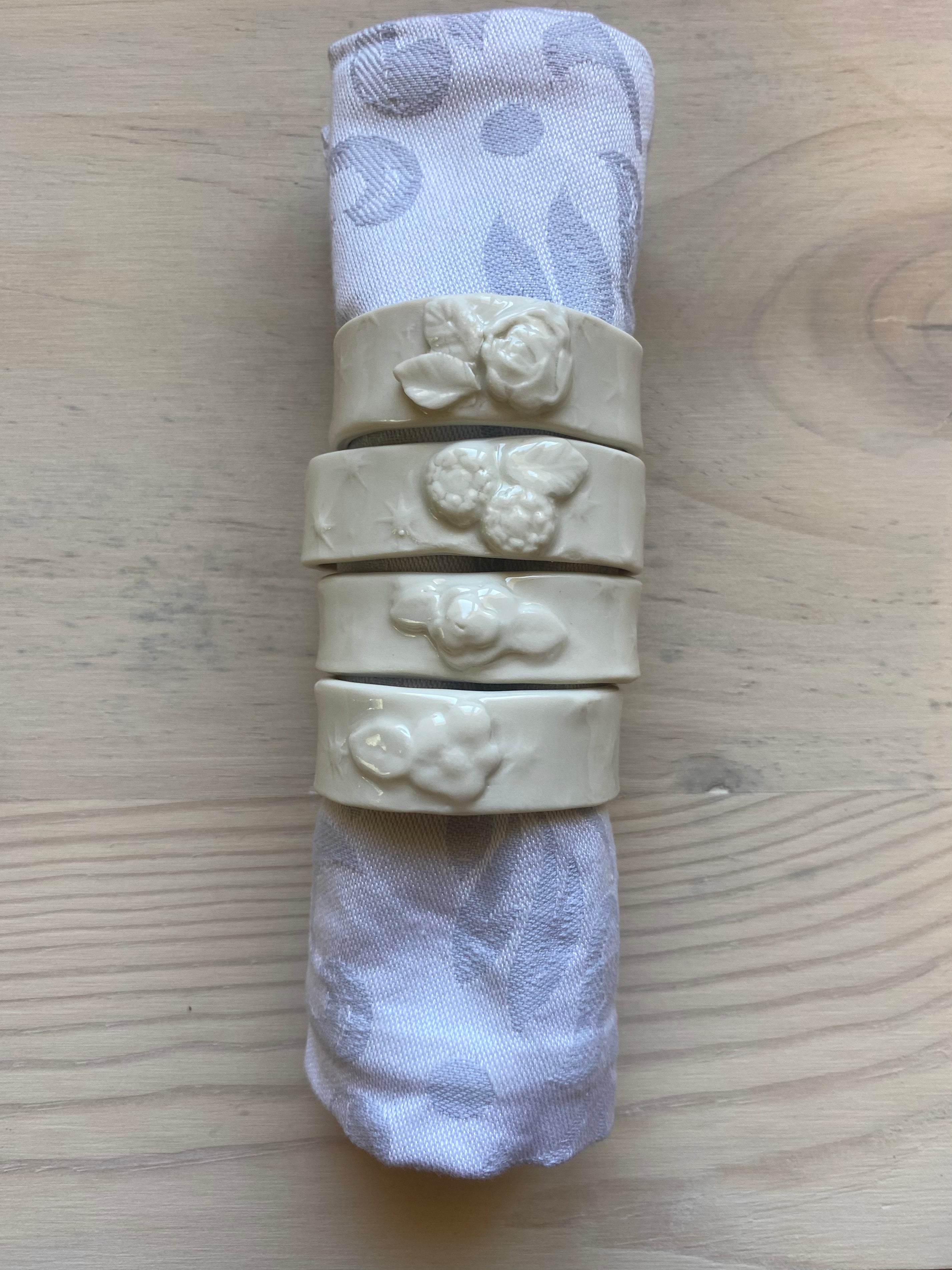 Ronds de serviette rose & co