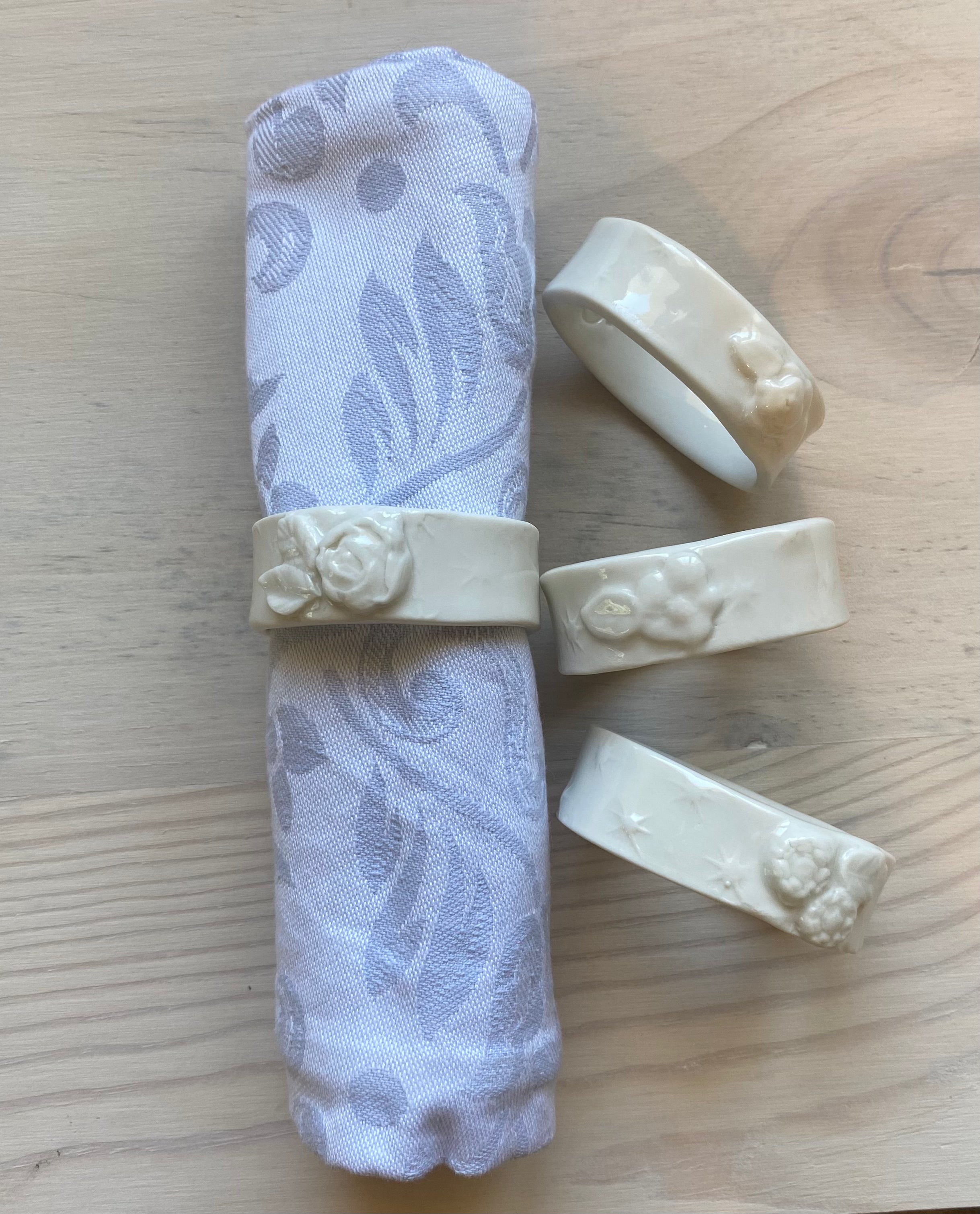 Ronds de serviette rose & co