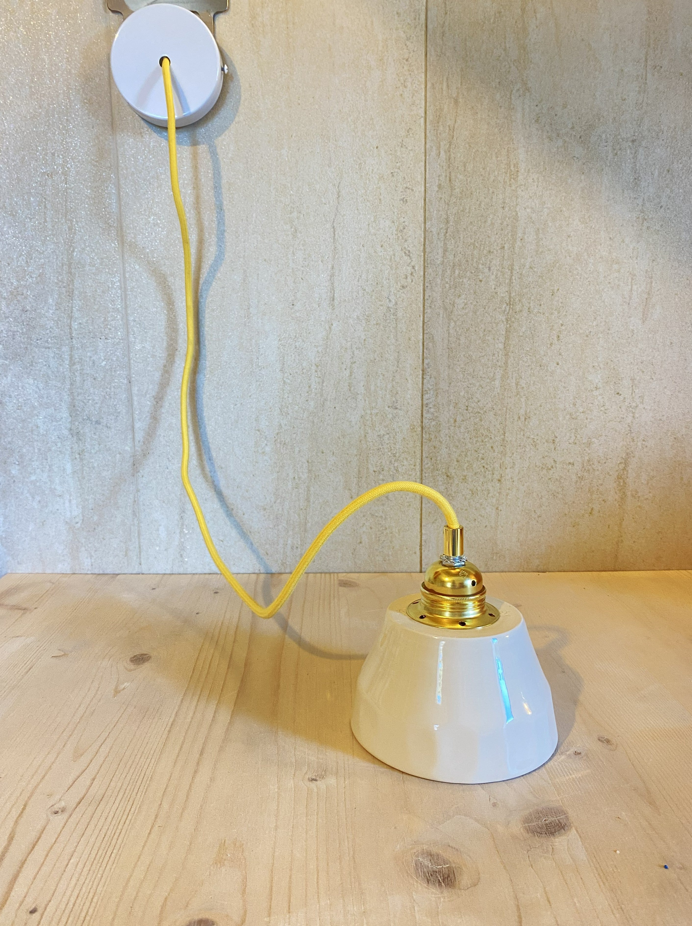 Suspension Pizan - Porcelaine émaillée